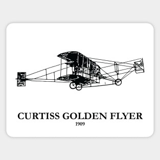 Curtiss Golden Flyer 1909 Aircraft Sticker